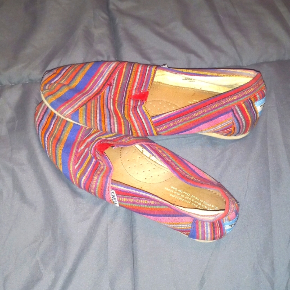Boho Toms size 8W